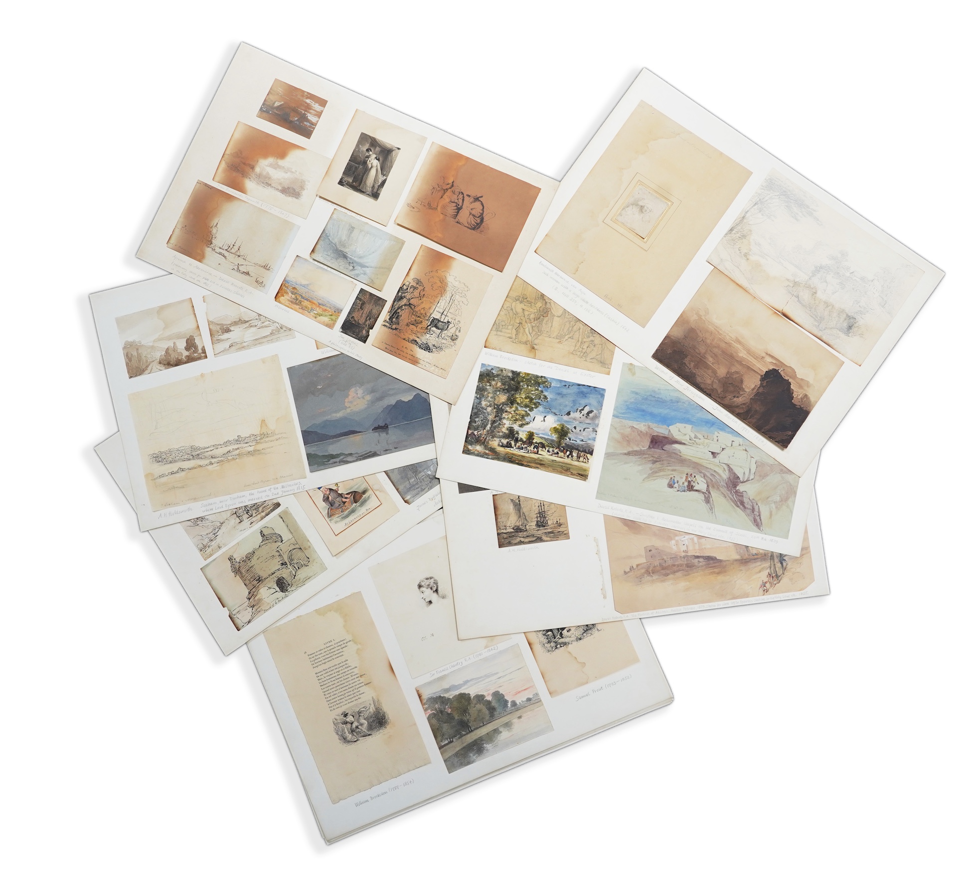 A quantity of unframed drawings, watercolours and prints